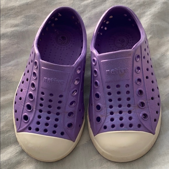 Native Shoes Other - Iridescent purple Natives